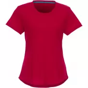 Jade - koszulka damska z recyklingu z krótkim rękawem, l, czerwony