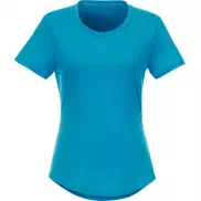 Jade - koszulka damska z recyklingu z krótkim rękawem, l, niebieski
