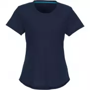 Jade - koszulka damska z recyklingu z krótkim rękawem, xxl, niebieski