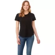 Jade - koszulka damska z recyklingu z krótkim rękawem, xs, czarny