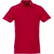 Helios - koszulka męska polo z krótkim rękawem, xs, czerwony