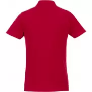 Helios - koszulka męska polo z krótkim rękawem, s, czerwony