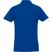 Helios - koszulka męska polo z krótkim rękawem, m, niebieski