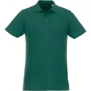 Helios - koszulka męska polo z krótkim rękawem, 3xl, zielony
