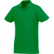 Helios - koszulka męska polo z krótkim rękawem, s, zielony