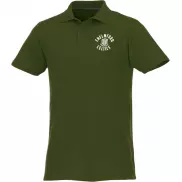 Helios - koszulka męska polo z krótkim rękawem, xl, zielony