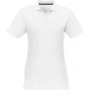Helios - koszulka damska polo z krótkim rękawem, xl, biały