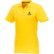Helios - koszulka damska polo z krótkim rękawem, m, żółty