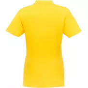 Helios - koszulka damska polo z krótkim rękawem, m, żółty