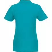 Helios - koszulka damska polo z krótkim rękawem, xl, niebieski