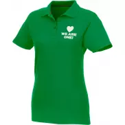 Helios - koszulka damska polo z krótkim rękawem, s, zielony