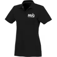 Helios - koszulka damska polo z krótkim rękawem, 3xl, czarny