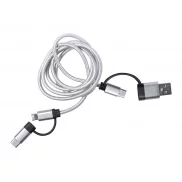 Kabel USB - srebrny