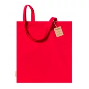 Bawełniana torba na zakupy - czerwony