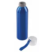 Aluminiowa butelka LOOPED, niebieski
