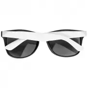 Plastikowe okulary przeciwsłoneczne UV 400 - biały