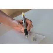4-kolorowy długopis z zakreślaczem - szary