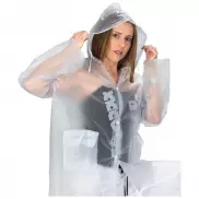 Płaszcz przeciwdeszczowy - przeźroczysty - XL