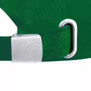 Czapka bawełniana z daszkiem 6 paneli - zielony - adjuST (sitodruk na tekstyliach)