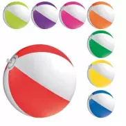 Piłka plażowa z PVC 40 cm - czerwony