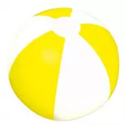Piłka plażowa z PVC 40 cm - żółty