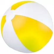Piłka plażowa z PVC 40 cm - żółty