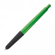 Długopis plastikowy do ekranów dotykowych - zielony