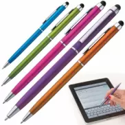 Długopis plastikowy do ekranów dotykowych - różowy