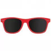 Plastikowe okulary przeciwsłoneczne 400 UV - czerwony