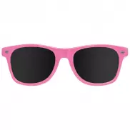 Plastikowe okulary przeciwsłoneczne 400 UV - różowy