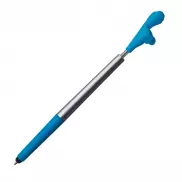Długopis plastikowy CrisMa Smile Hand - turkusowy