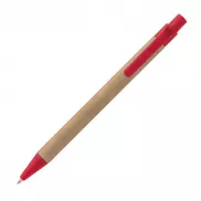 Długopis tekturowy - czerwony