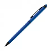 Długopis metalowy do ekranów dotykowych - niebieski