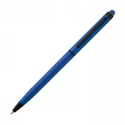 Długopis metalowy do ekranów dotykowych - niebieski