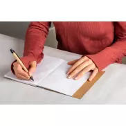 Notatnik z długopisem - brązowy