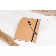 Notatnik z długopisem - brązowy