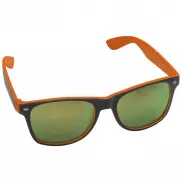 Plastikowe okulary przeciwsłoneczne UV400 - pomarańczowy