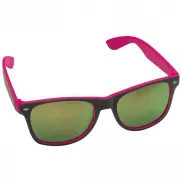 Plastikowe okulary przeciwsłoneczne UV400 - różowy