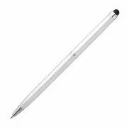 Długopis plastikowy do ekranów dotykowych - biały