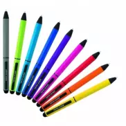 Długopis metalowy touch pen, soft touch CELEBRATION Pierre Cardin - różowy