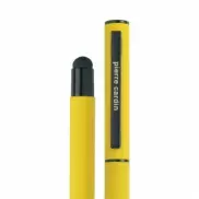 Zestaw piśmienniczy touch pen, soft touch CELEBRATION Pierre Cardin - żółty