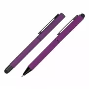 Zestaw piśmienniczy touch pen, soft touch CELEBRATION Pierre Cardin - fioletowy