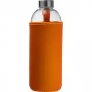 Butelka w neoprenowym pokrowcu 1000 ml - pomarańczowy