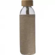 Butelka w jutowym pokrowcu 500 ml - przeźroczysty