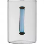 Kubek szklany 250 ml - niebieski