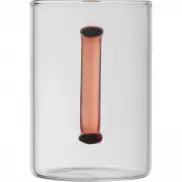 Kubek szklany 250 ml - czerwony