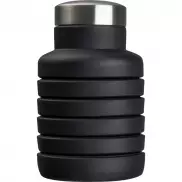 Składana butelka silikonowa - czarny