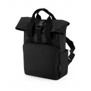 Mini Plecak Z Recyklingu Roll-Top Laptop - black