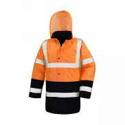 Płaszcz ochronny Core Motorway 2-Tone - fluorescent orange/black