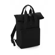 Plecak Roll-Top z podwójnymi uchwytami - black